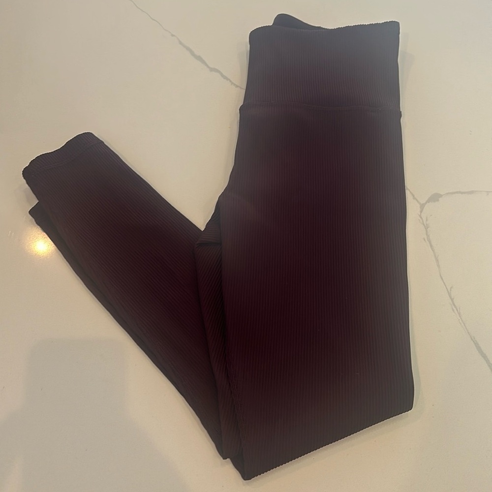 Athleta like new ribbed leggings